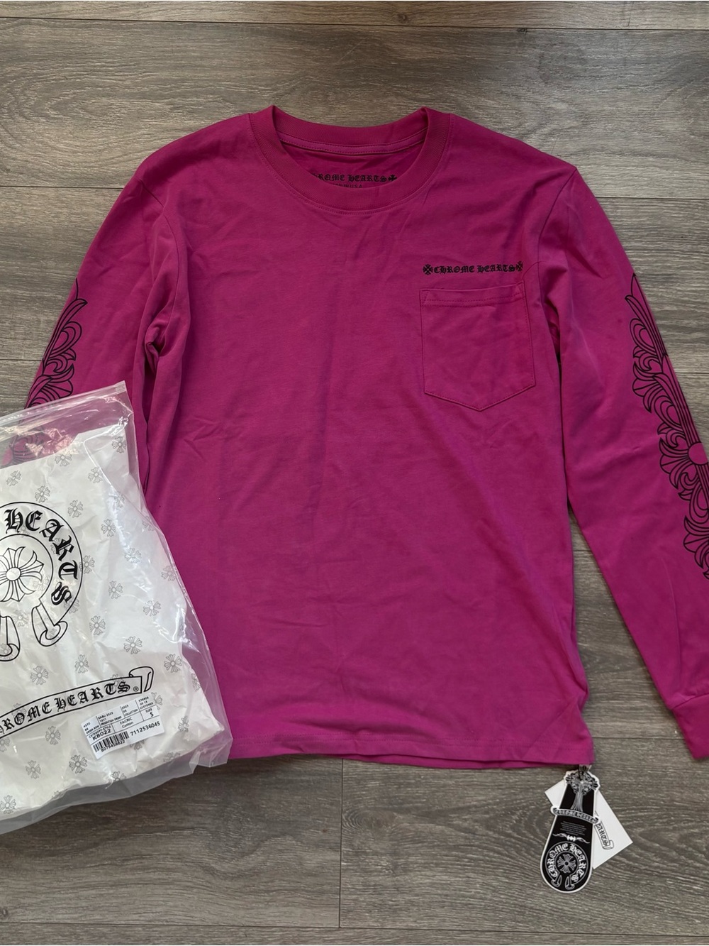 Chrome Hearts Long Sleeve Pocket Tee